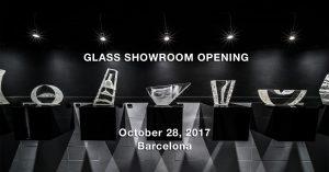 glass showroom opening barcelona